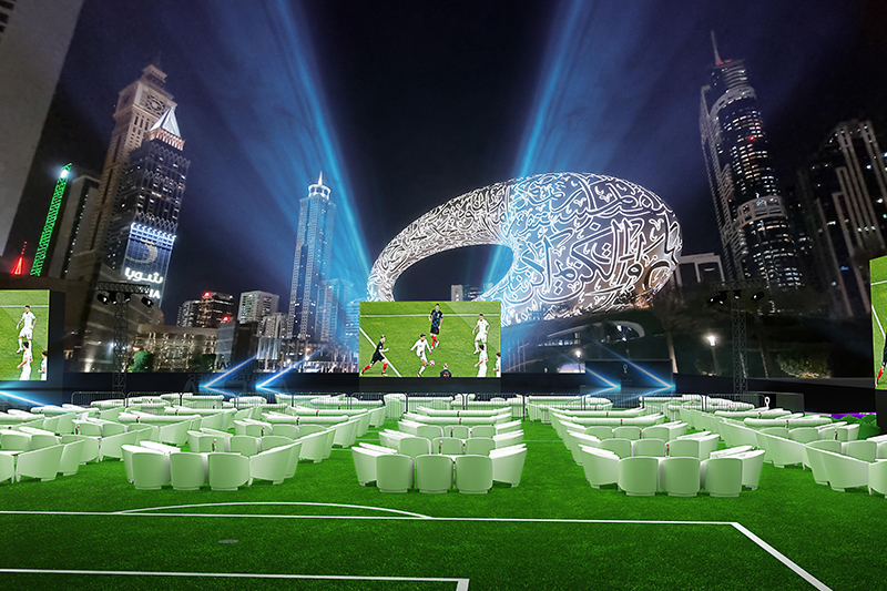 Emirates Towers Fan Zone FIFA World Cup in Dubai