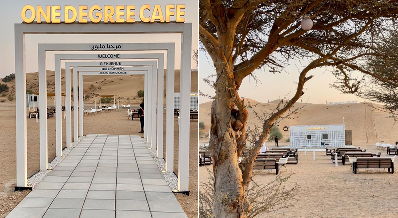 one-degree cafe desert pop-up open UAE