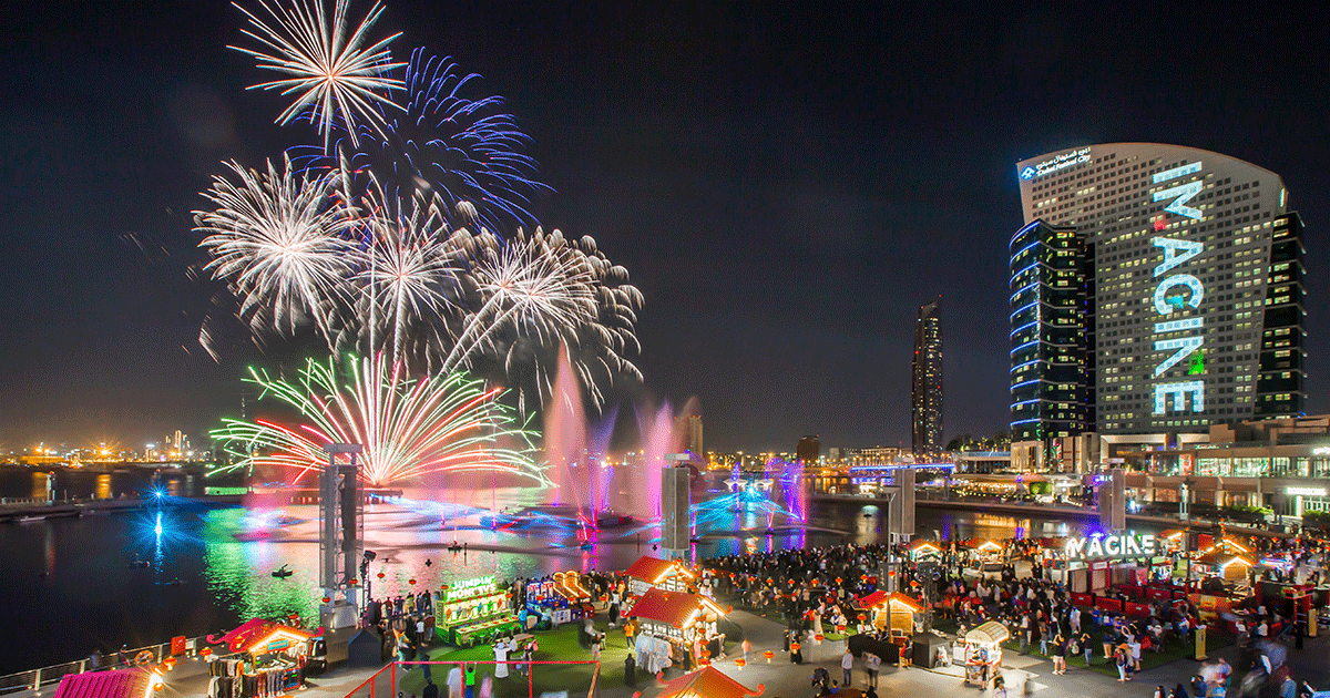 There’s going to be 6 weeks of daily fireworks this DSF Voyage UAE