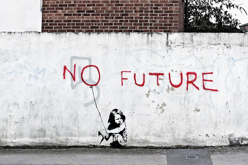 No Future by Banksy