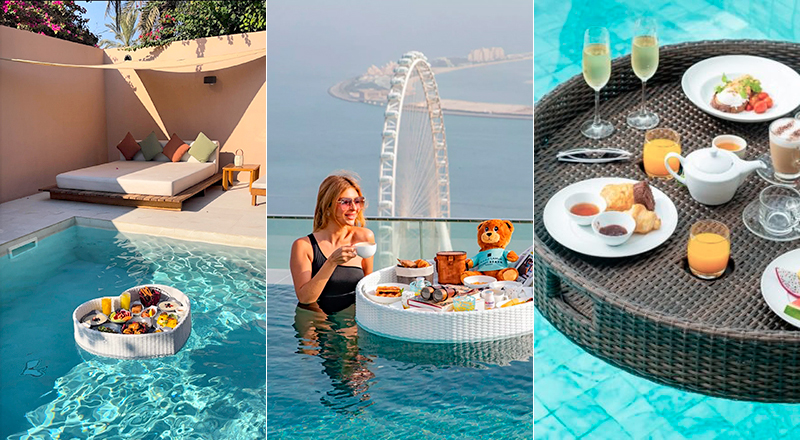 floating breakfast dubai