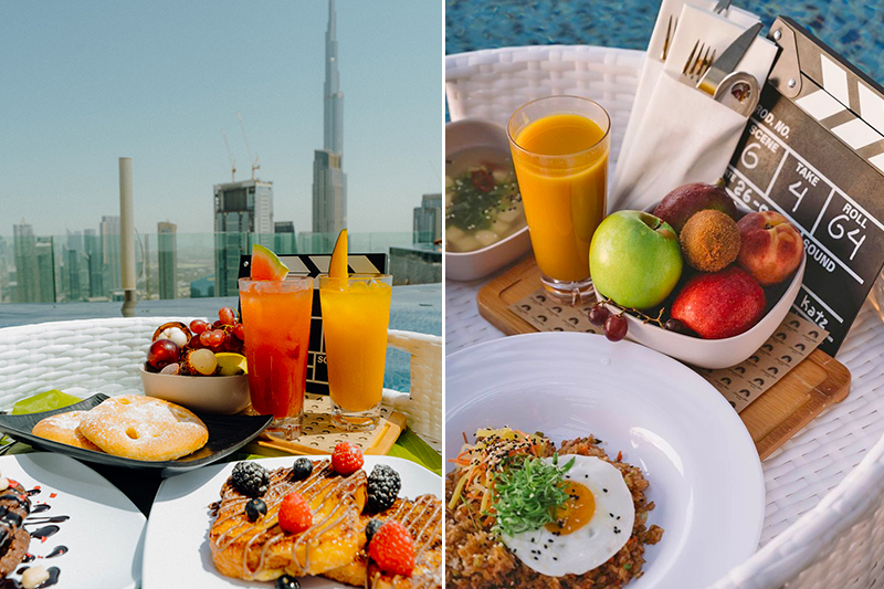 Paramount Midtown - floating breakfasts UAE