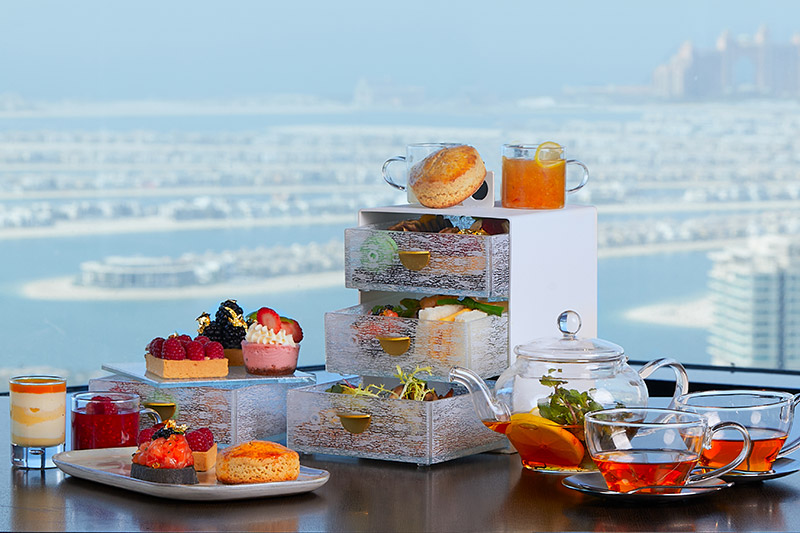 Sky High Tea at Dubai Marriott Harbour Hotel & Suites