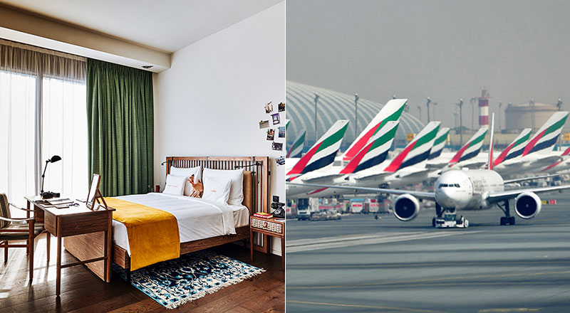 emirates airline free hotel stays