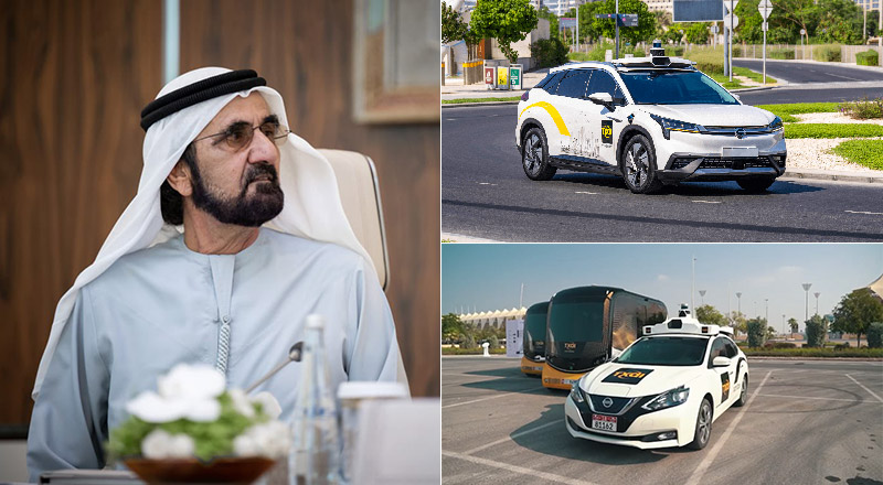 wetaxi sheikh mohammed / self-driving cars