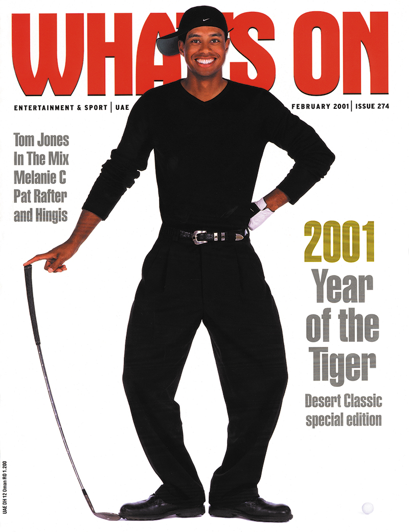 What's On Tiger Woods - Charlie Chaplin cover Feb 2001
