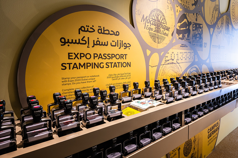 expo museum stamping-station