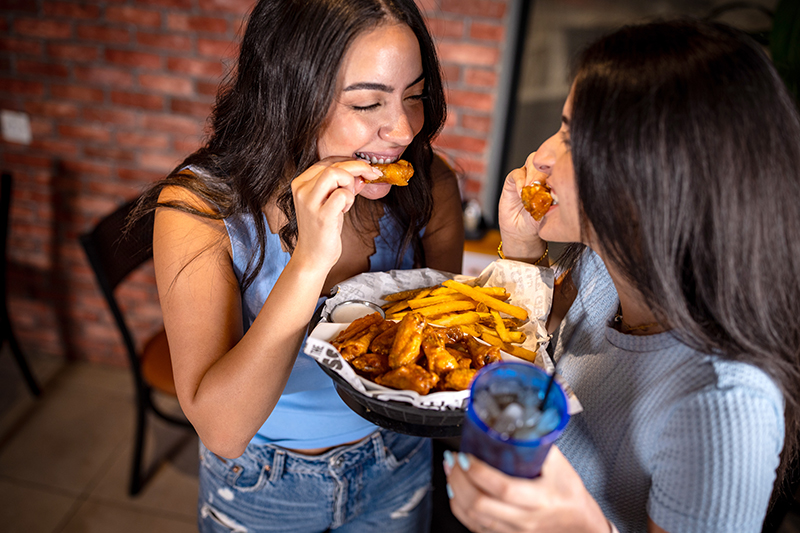 Buffalo wings and rings