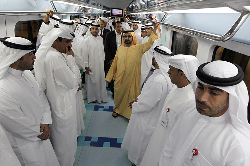 Dubai Metro sheikh mohammed