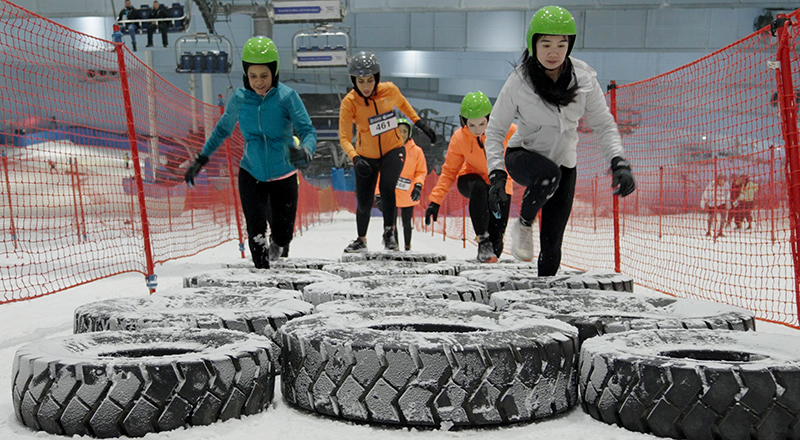 Ice Warrior Challenge Ski Dubai