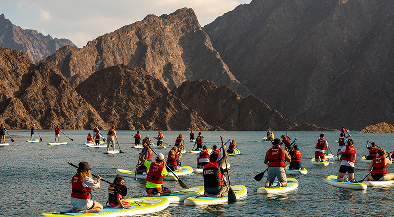 Dubai Fitness Challenge SUP Hatta