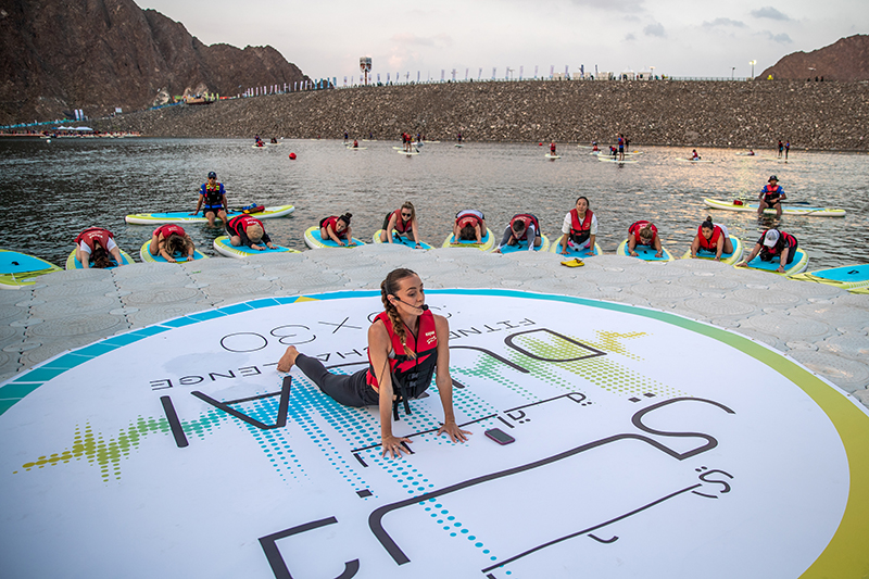 Dubai Fitness Challenge SUP Hatta