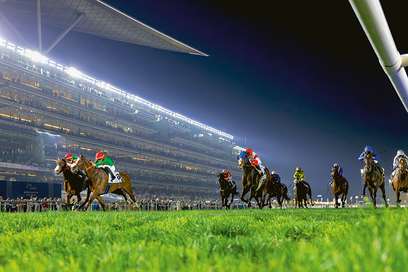 Dubai World Cup finish line