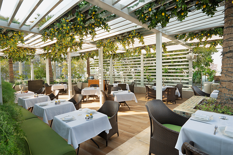 Trattoria by Cinque, FIVE Jumeirah Village PERGOLA