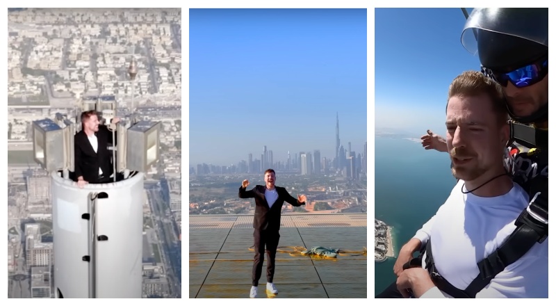 mrbeast in dubai