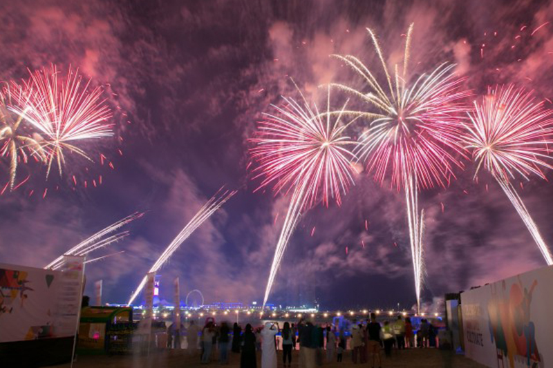 MOTN Mother of the Nation fireworks in Abu Dhabi