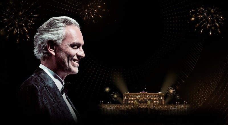 Andrea Bocelli in Abu Dhabi