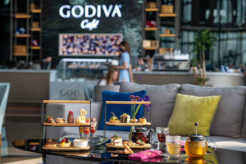Godiva afternoon tea