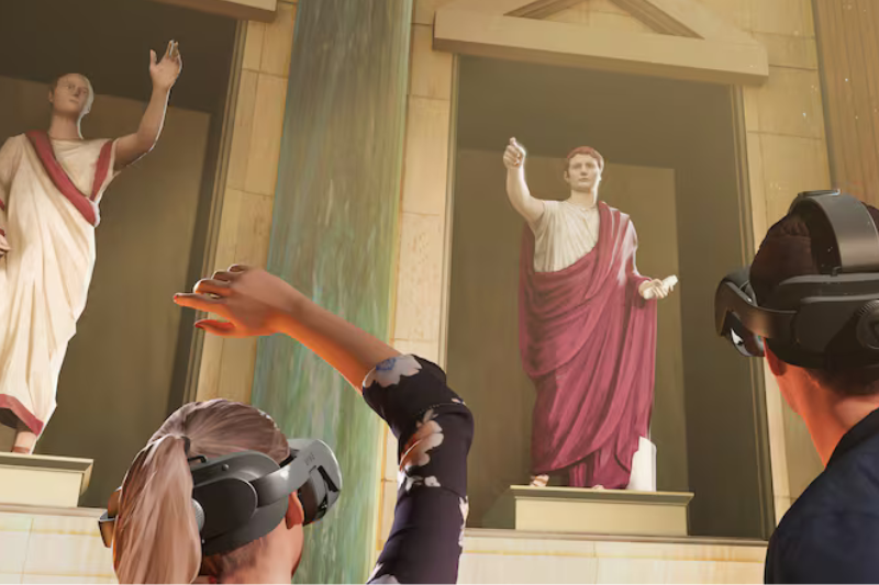 Louvre abu dhabi VR experience