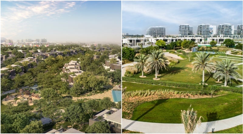 the best green communities in Dubai