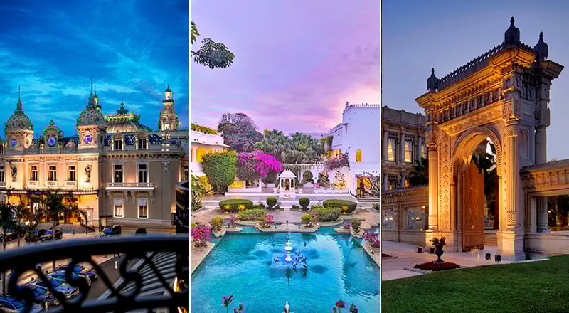 castles palaces hotel around the world