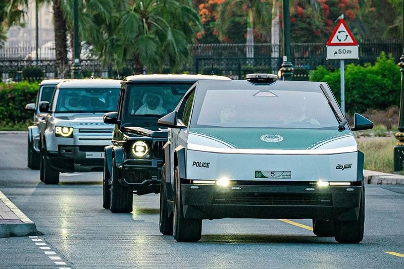 Dubai Police Tesla