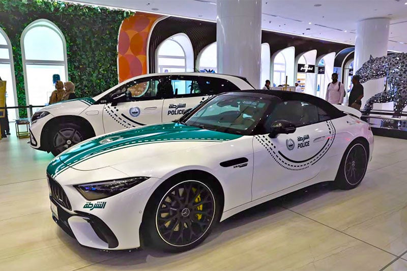 Dubai Police mercedes