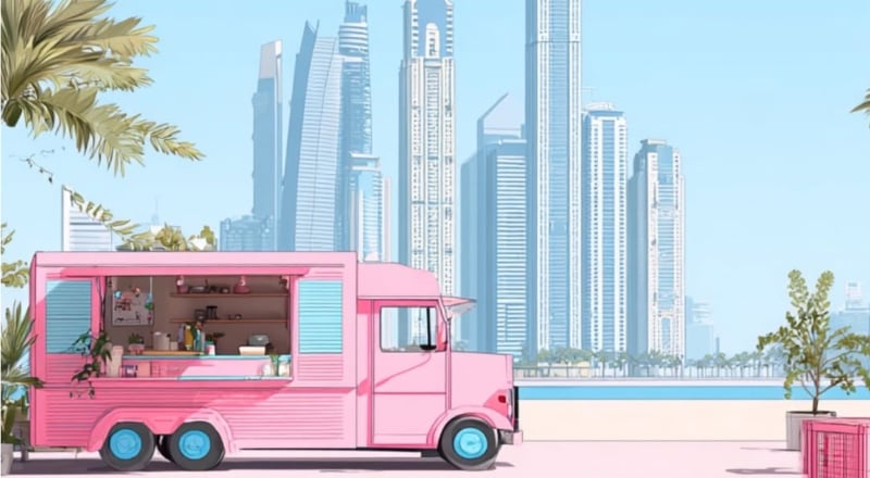 miami vibes Abu Dhabi marina mall feat