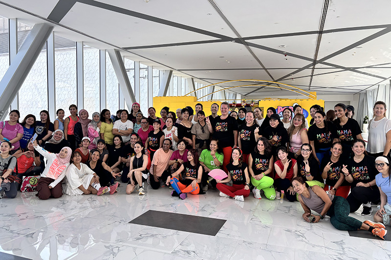 free zumba at The Galleria Abu Dhabi