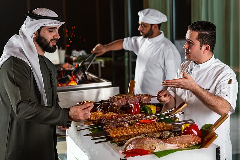 Arabian Nights BBQ at Pearl Lounge