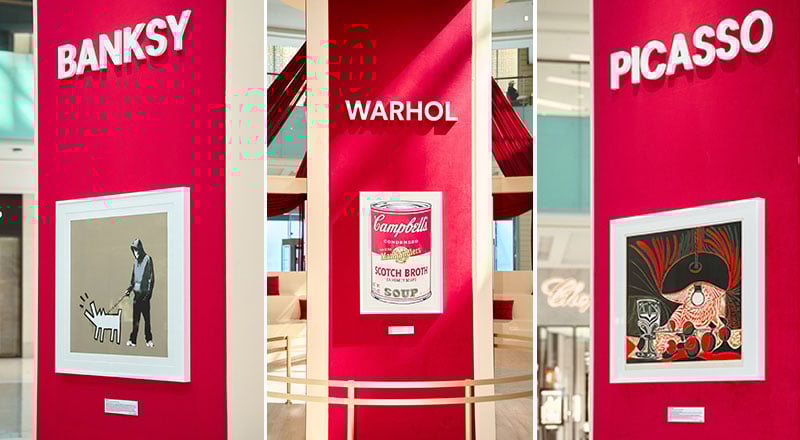 artforall dubai mall masterpieces