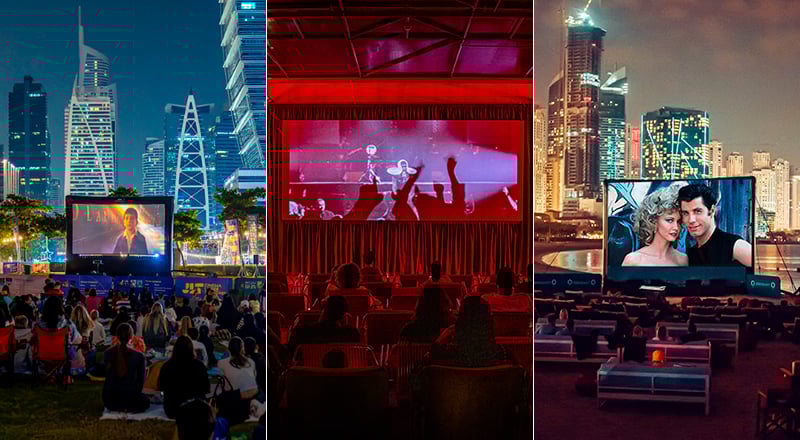 outdoor cinemas in dubai-featured