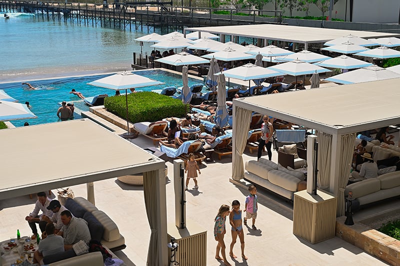 Abu Dhabi beach club