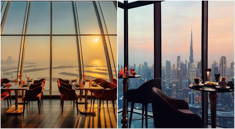 rooftop bars in Dubai with a view