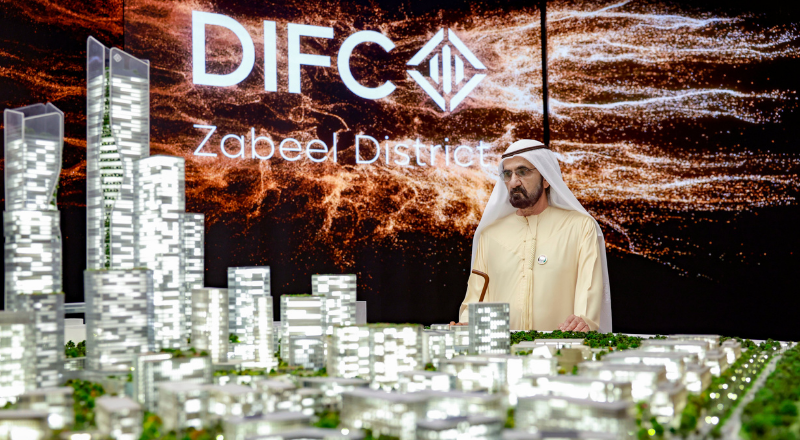 Sheikh Mohammed DIFC Zabeel District