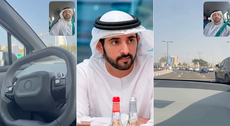 Sheikh Hamdan driverless vehicle