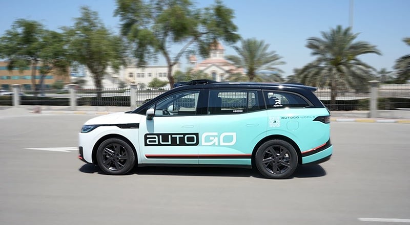 driverless taxis Abu Dhabi