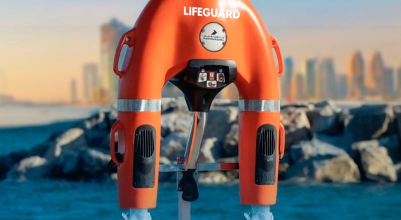 dubai municipality robo lifeguard feat