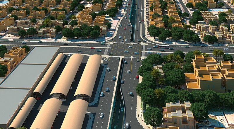 Dubai road project