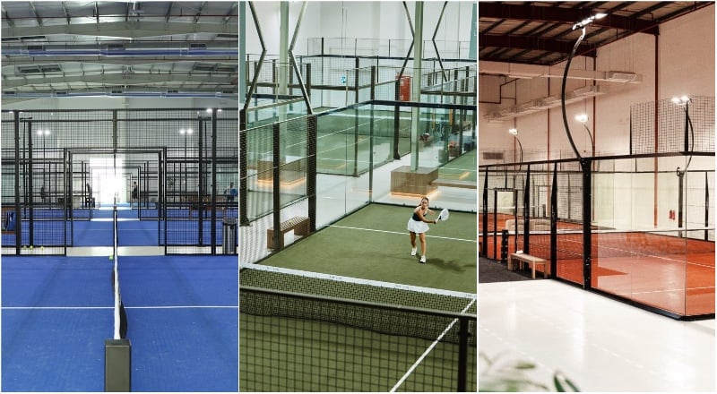 indoor padel courts dubai