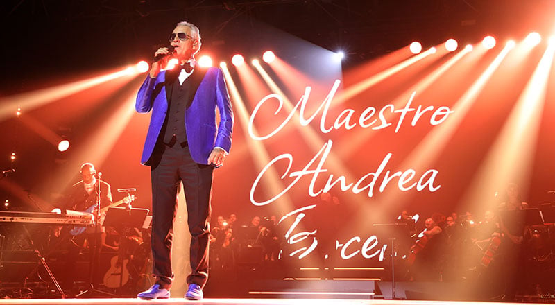Andrea Bocelli - Abu Dhabi Grand Prix - Yasalam Classics