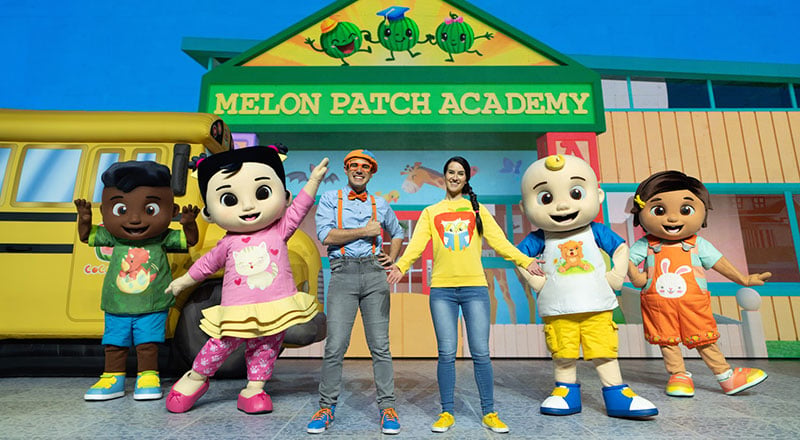 CoComelon and Blippi in Abu Dhabi