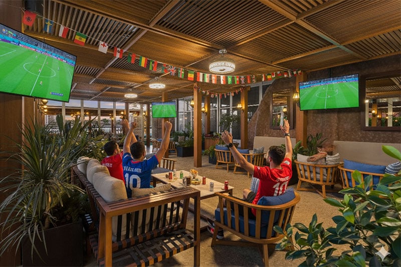WORLD CUP - FAIRMONT BAB AL BAHR MAZAJ OUTDOOR TERRACE - things to do in Abu Dhabi