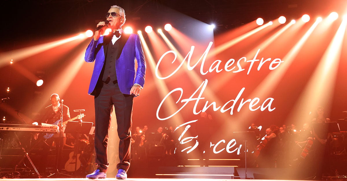Andrea Bocelli to perform during Abu Dhabi Grand Prix race week