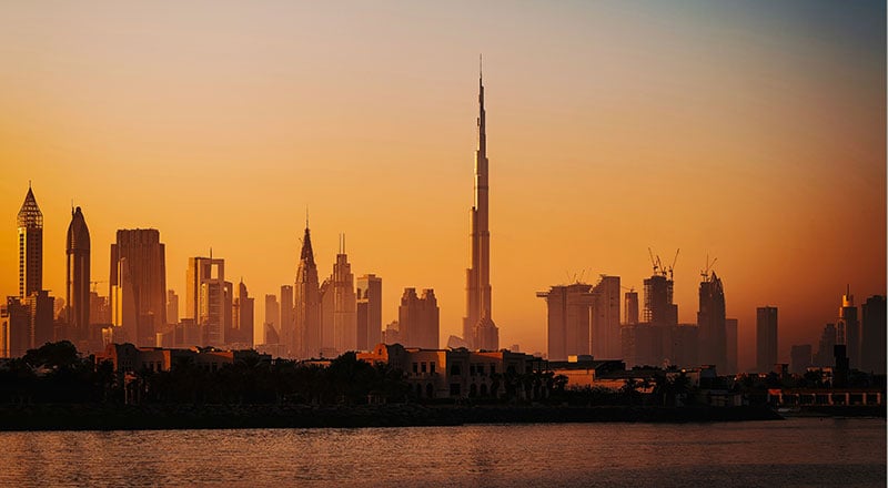 dubai skyline feat