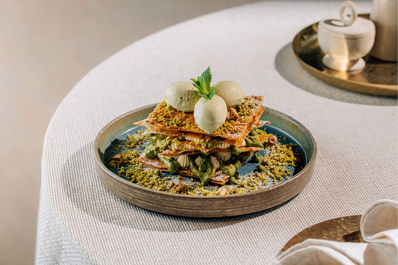 Ice Cream Baklava - Huqqa Dubai Mall