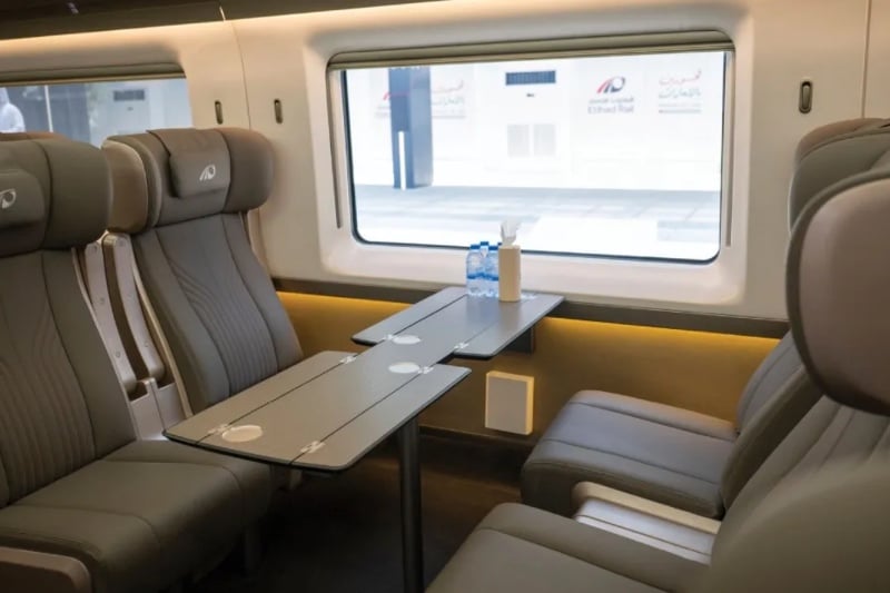 etihad rail seats