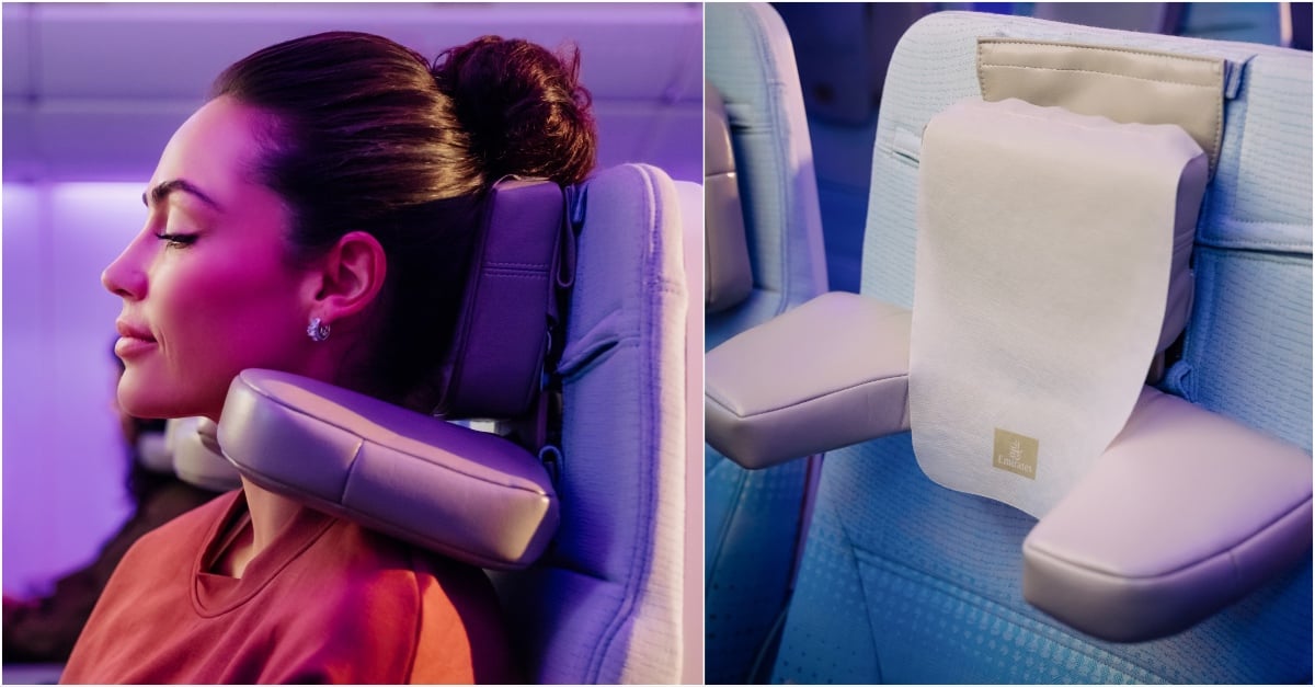 Emirates is introducing a world-first cushioned headrest in economy   whatson.ae