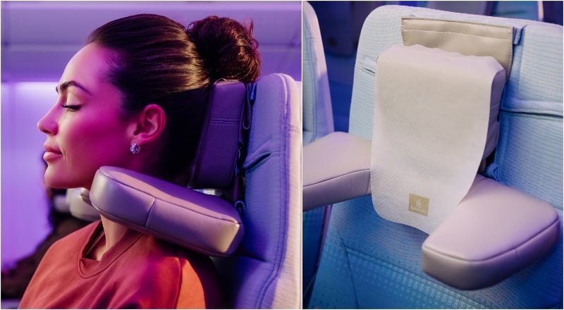 Emirates u-dream headrest feat