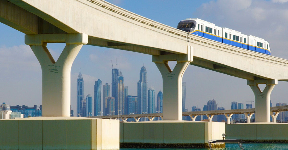 Palm Monorail on Palm Jumeirah Dubai is back in service   whatson.ae